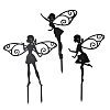 Iron Fairy Garden Stakes AJEW-Z050-01A-1
