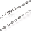 Non-Tarnish 304 Stainless Steel Link Chain Necklaces STAS-I156-27A-P-2
