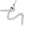 Valentine's Day Brass Micro Pave Clear Cubic Zirconia Pendant Necklaces LS-NJEW-B101-06P-3