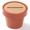 Plastic Flowerpot Holder for Cup Mat Home Office Bar Decoration AJEW-H110-01-1