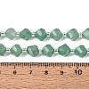 Natural Green Aventurine Beads Strands G-T144-24A-01-5