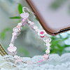 1Pc Resin Flower Heart Pendant Decoration AJEW-LP0004-57-3
