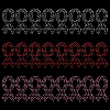 24Pcs 3 Colors Ribbon Eco-Friendly Acrylic Hotfix Rhinestone DIY-FG0005-01-1