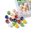 160Pcs 8 Colors Electroplate Opaque Glass Beads Strands GLAA-FS0001-74-3
