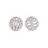 Rack Plating Alloy European Beads MPDL-N039-118P-2