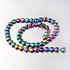 Electroplate Non-magnetic Synthetic Hematite Bead Strands X-G-F300-22B-02-2