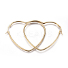 201 Stainless Steel Hoop Earrings LS-EJEW-A052-12C-1