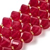Natural Quartz Dyed Beads Strands G-U023-A02-19-2