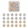 2 Sets 2 Colors Zinc Alloy Jewelry Pendant Accessories FIND-FW0001-06-1