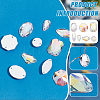 70Pcs 7 Styles Octagon Oval Triangle Sew on Rhinestone ACRT-PH0001-17A-4