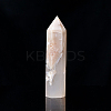 Natural Cherry Blossom Agate Pointed Prism Bar Home Display Decoration LS-G-PW0007-101F-1