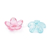 UV Plating Acrylic Bead Caps PACR-B003-06-2