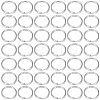500Pcs 304 Stainless Steel Split Rings STAS-SP0001-66D-1