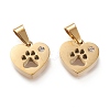 Ion Plating(IP) 304 Stainless Steel Charms STAS-YW0002-11-1