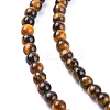 Natural Tiger Eye Beads Strands G-G099-3mm-4-6