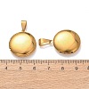 316 Stainless Steel Locket Pendants STAS-K321-11B-G-3