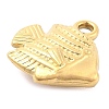 Ion Plating(IP) 304 Stainless Steel Pendants STAS-P379-08B-G-2