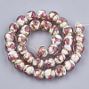 Handmade Gold Sand Lampwork Beads LAMP-T006-08J-2