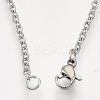 Non-Tarnish 201 Stainless Steel Pendant Necklaces NJEW-T009-JN035-1-40-3