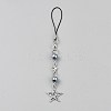 Hollow Star Alloy Pendant Decorations HJEW-WH20021-05-1