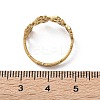 Ion Plating(IP) 201 Stainless Steel Hollow Out Dog Paw Prints Adjustable Ring for Women X-RJEW-K238-10G-4