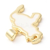 Eco-Friendly Rack Plating Brass Enamel Pendants KK-R143-03C-3