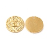Ion Plating(IP) 304 Stainless Steel Pendant Rhinestone Settings STAS-L268-021G-1