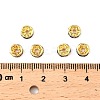 Brass Rhinestone Spacer Beads RB-A014-Z6mm-02G-4