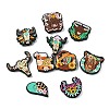 20Pcs 10 Styles Silicone Focal Beads SIL-CJ0002-89-8
