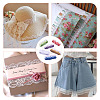 30 Yards 6 Colors Ethnic Style Polyester Flower Lace Trim OCOR-TA0001-83A-6