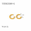 French Vintage Stainless Steel Cuff Earrings YQ8592-2-1
