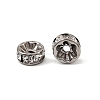 Brass Rhinestone Spacer Beads X-RB-A014-Z8mm-01B-NF-2