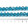Transparent Glass Beads EGLA-A035-T10mm-D12-5