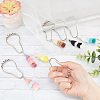 12Pcs 12 Color Iron Shower Bathroom Curtain Rings HJEW-AB00221-3