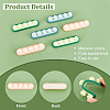 6Pcs 3 Colors Adhesive Silicone Cord Organizer FIND-AR0002-42-5