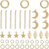 DIY 304 Stainless Steel Earring Making Kits DIY-UN0001-71G-1