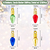 120Pcs 4 Style Plastic Pendants DIY-FH0005-70-2