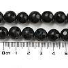 Natural Black Onyx Round Bead Strands G-L271-02-10mm-2