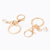 Alloy Keychain Clasps LS-PALLOY-WH0085-09KCG-1
