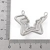304 Stainless Steel Pendants STAS-L281-009P-3