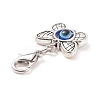 Evil Eye Pendant Decorations HJEW-JM00668-5