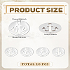 10Pcs 201 Stainless Steel Charms STAS-LP0003-20-2