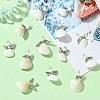 50Pcs 10 Styles Shell & Alloy Pendants PALLOY-CJ00044-5