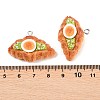 Opaque Resin Imitation Food Pendants RESI-P049-01B-P-3