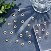 60Pcs 3 Colors 201 Stainless Steel Linking Rings STAS-UN0036-94-3
