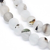 Natural Dendritic Agate Beads Strands G-D0005-21-4mm-3