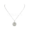Non-Tarnish 304 Stainless Steel Pendant Necklace for Girl Women NJEW-JN04280-02-4