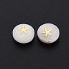 Natural Freshwater Shell Beads SHEL-N003-22-09-3