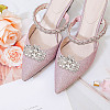 4Pcs 2 Colors Detachable Flower Shoe Decoration AJEW-GO0001-95-7