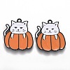 Autumn Theme Alloy Enamel Pendants X-ENAM-J649-06B-02-1